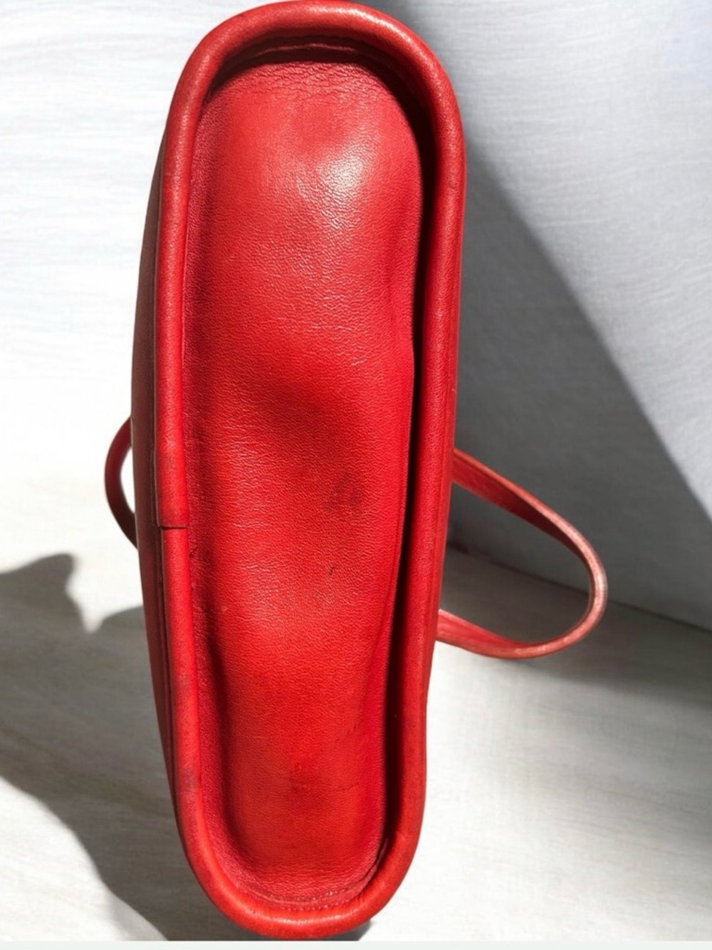 Coach❤️Vintage Red Leather Mini Dome Cha Cha Satchel K8C 9050 1998 - Picture 5 of 16